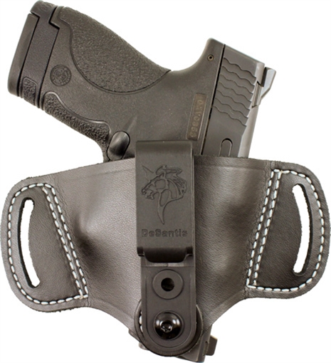 DESANTIS OUTBACK HOLSTER AMBI IWB/OWB LEATHER SMALL AUTOS BL 145BJG1Z0