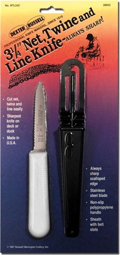 DEXTER 3.25" NET/TWINE KNIFE W/SHEATH NTL24