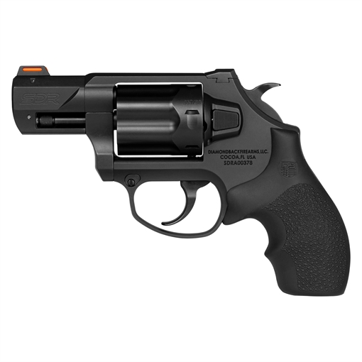 Diamondback Firearms SDR, Self Defense Revolver, Double Action/Single Action, 357 Magnum/38 Special, 2" Barrel, Stainless Steel Construction, Nitride Finish, Black, Black Rubber Grip, Fiber Optic Sights, 6 Rounds 0700S001 DB0700S001