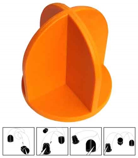 Do-All Outdoors Impact Seal Ground Bouncing Targets 5" Top Hat BST4