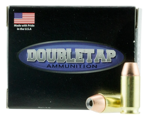 DoubleTap Ammunition Home Defense 45ACP 185gr Jacketed Hollow Point 20 Per Box/50 Case 45A185CE