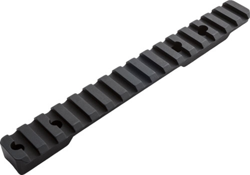 Durasight Sighting Systems PARAMOUNT 1-PIECE PICATINY BASE 0 MOA BLACK DS614B