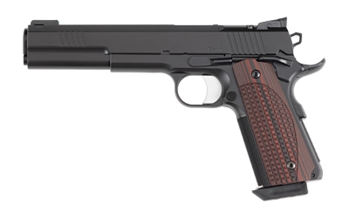Dan Wesson Bruin, Semi-automatic, 1911, Full Size, 10MM, 6.03" Barrel, Matte Duty Finish, Black, G10 Grips, Thumb Safety, Fiber Optic Night Sights, Optic Ready, 8 Rounds, 2 Magazines 01793