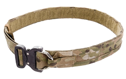 Eagle Industries Operator Gun Belt, Cobra Buckle w/D-Ring Attachment, Two Rows of Molle, Large 39"-44", Multicam R-OGB-CBD-MS-L-CCA