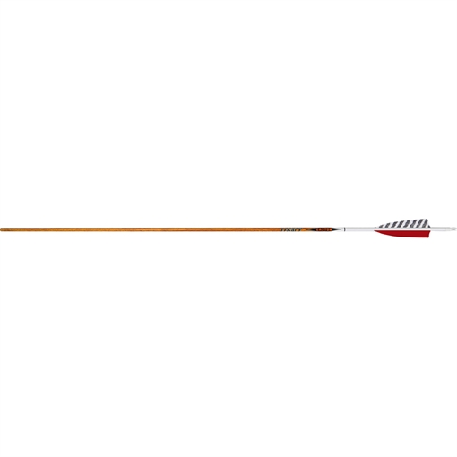 EASTON ARROW 6.5 CARBON LEGACY 400 4" FEATHER LEFT HELI. 6PK 229762