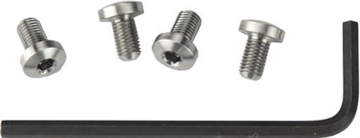 ED BROWN HEX HEAD GRIP SCREWS S/S 4-PACK FOR 1911 804