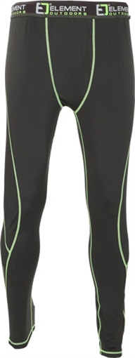 ELEMENT OUTDOORS BASE LAYER LW LONG UNDERWEAR BLACK XXL KS-LLU-2XL-BK