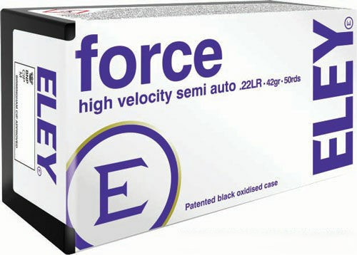 Eley Force Semi Auto 22LR42 Gr. RN, Designed Specifically to Cycle Semi-Autos