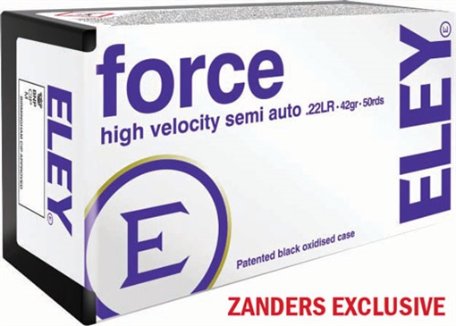 ELEY AMERICAS FORCE 22LR 42GR RN 50RD 100BX/CS 02400