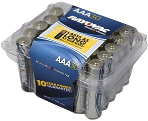 ENERGIZER BATTERIES ALKALINE BATTERY AA 30PK 815-30F