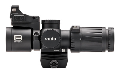 EOTECH Vudu 3-9x32 SFP Ultra-Short Riflescope - MD6 Reticle (MOA)Package Kit Containing Riflescope, Integrated Mount, EFLX w/mount