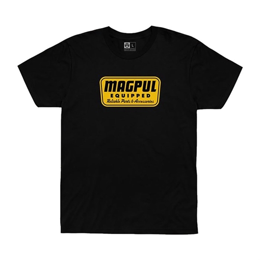 Magpul EQUIPPED BLEND T-SHIRT BLK MD MAG1205-001-M