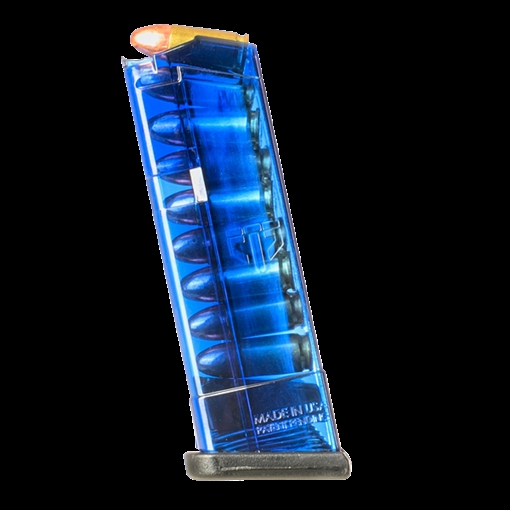 Elite Tactical Systems (ETS) Handgun Magazine BLUE for Glock 43 9mm Luger 9/rd GLK-43-9BLU