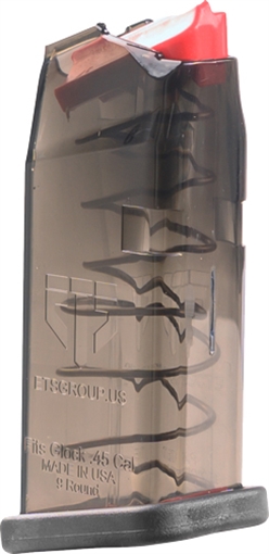 ELITE TACTICAL SYSTEMS MAG GLOCK 30 45ACP 9RD CARBON SMOKE SMKGLK30