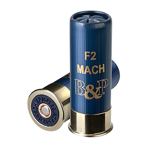 Baschieri & Pellagri Cartridge MACH 12 GAUGE 2-3/4'' 7/8OZ #9 SHOT 250/CASE 12B78F29