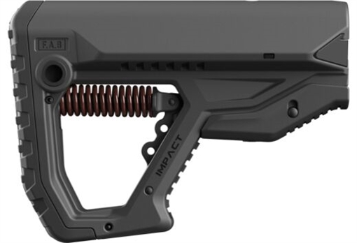 F.A.B. Defense GL-CORE IMPACT, Recoil Reduction Buttstock, Variable Reduction Settings, Fits Mil-Spec and Commercial Tubes, Black FX-CIMPACTB FXCIMPACTB