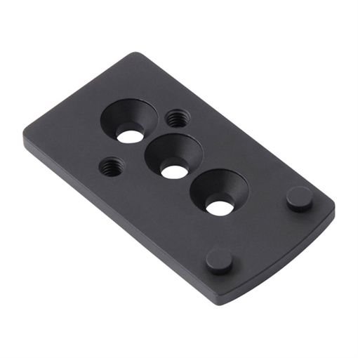 Unity Tactical FAST, Offset Optic Mounting Plate, 2.05" Optical Height, Compatible with UNITY LPVO Mount and Adapter, DPP Pro Footprint, Anodized Finish, Black FST-SOPD