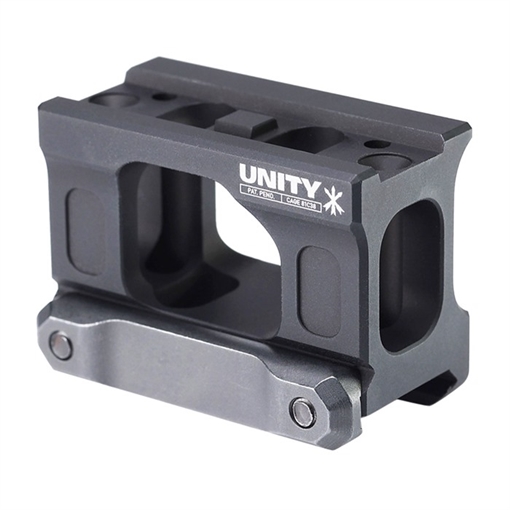 Unity Tactical FAST Micro, Red Dot Mount, 2.26" Optical Height, Compatible with CompM5s, CompM5b, Duty RDS Footprints, Anodized Finish, Black FST-MISB