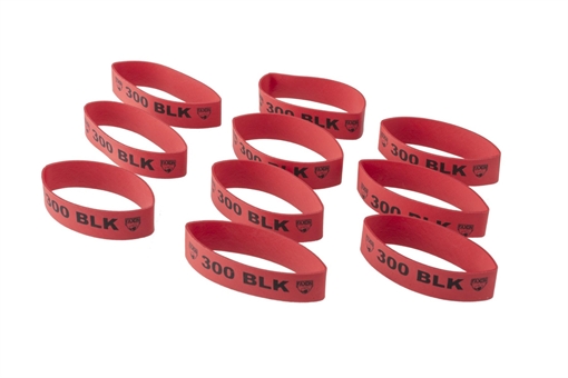 Faxon Firearms Magazine Marker Bands 300 Blackout Fits AR-15 Red Silicone 10 Pack FX300MB