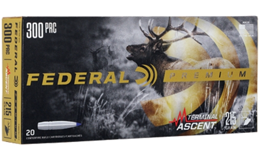 Federal Premium 300PRC 210gr Terminal Ascent 20 Per Box/10 Case P300PRCTA3