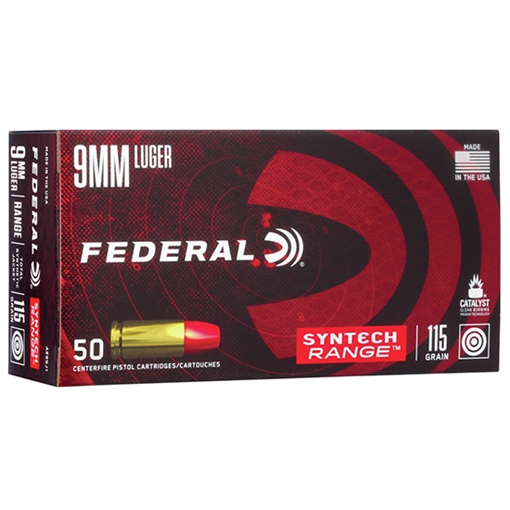 FEDERAL AMMO AMERICAN EAGLE 9MM 115GR TSJ 50/10 AE9SJ1