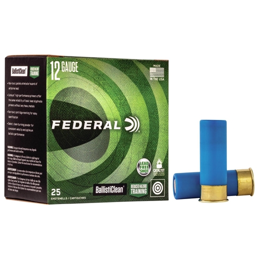 Federal Ballisticlean Shotshells 12 ga 2-3/4" 1500 fps Slug 25/ct BC127 RS