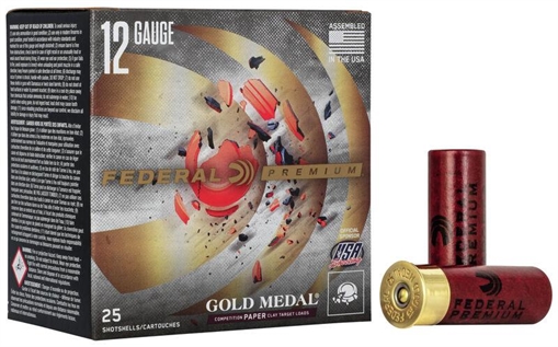 Federal Gold Medal Grand Paper Shotshells 12 ga 2-3/4" 1oz 1290 fps #8 25/ct GMT111 8