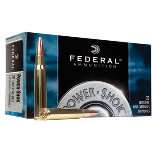 FEDERAL POWER SHOK AMO 6MM REM 100GR HSSP 20RD (10 BOX CASE) 6B