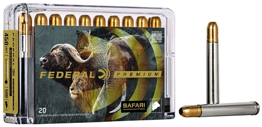 Federal Premium Safari Cape-Shok 458WinMag 400gr Trophy Bonded Bear Claw 20 Per Box/10 Case P458T1