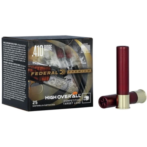 FEDERAL PREMIUM HOA 410 2 1/2 IN 1/2OZ 1275 FPS MAX 8.5 AMMO 25RD HOA410H 8.5