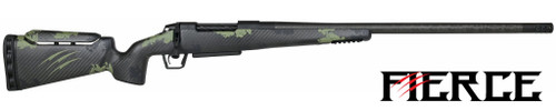 Fierce Carbon Rival FP 6.5 PRC, 22" Barrel, Black and Forest Camo, 4rd
