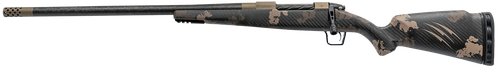 Fierce Carbon Rogue LH 7mm Rem Mag 24" Carbon Fiber Threaded Barrel, Glacier Cerakote, Phantom Camo Fixed Carbon Fiber Stock, Left Hand, 3 Rd