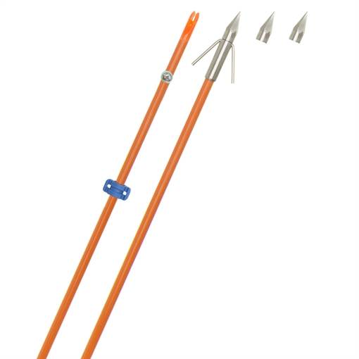 Fin-Finder Fin Finder Raider Pro Bowfishing Arrow Orange with Big Head Point 13181