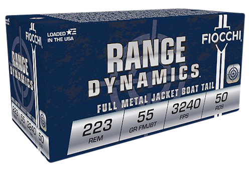 Fiocchi 223 Rem. 55gr FMJBT Shooting Dynamics 50rd Box