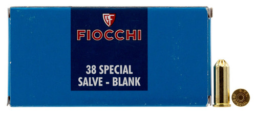 Fiocchi .38 Special Blank Cartridges, 50rd - Not Ammo, These are Blanks - Not Ammo, These Are Blanks