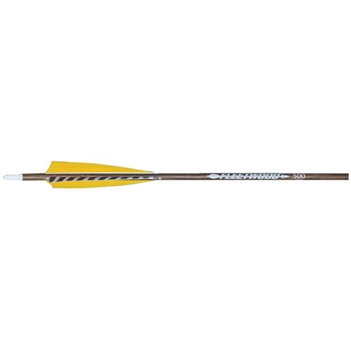 Fleetwood Fleetwood Natural Grain Carbon Arrows 500 Feathers 6 pk. 6860-500