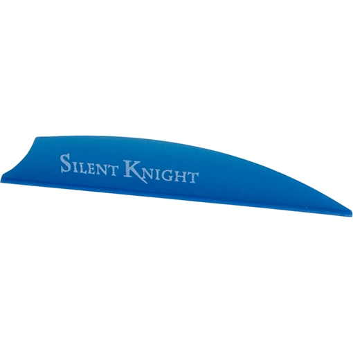 Flex Fletch Flex Fletch Silent Knight Vanes Flo Blue 3 in. 36 pk. SILENTBFBL