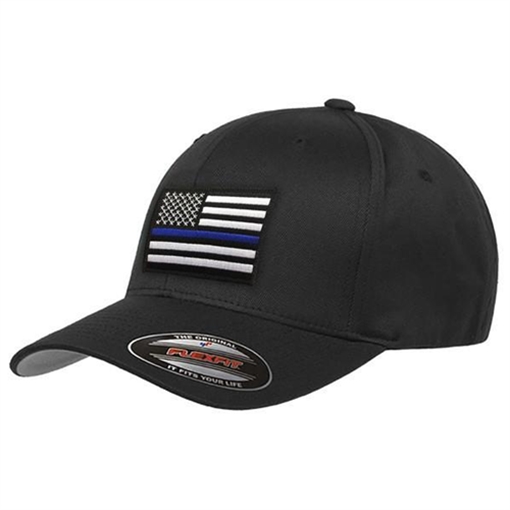 Thin Blue Line FlexFit Thin Blue Line Hat FLEXFIT-TBL-BLACK-XL