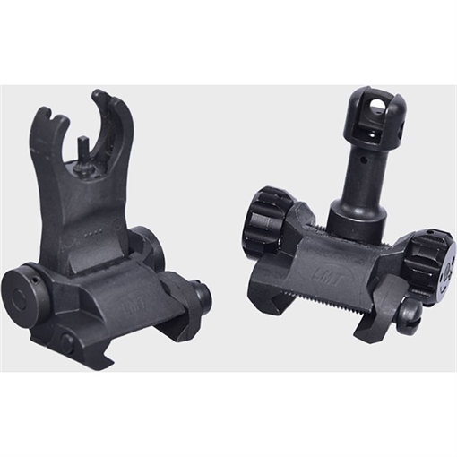 Lmt Defense FLIP-UP BATTLE SIGHTS FOR 5.56MM & 7.62MM BLACK L8BUIST