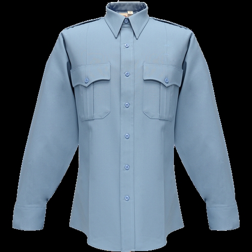 Flying Cross Command Long Sleeve Shirt w/ Zipper & Convertible Sport Collar 33W78Z 45 18.0 36/37