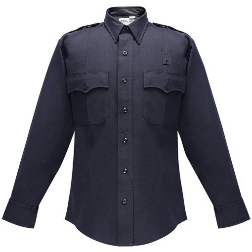 Flying Cross Deluxe Tactical Long Sleeve Shirt w/ Com Ports - LAPD Navy 48W39 86 17.5 36/37