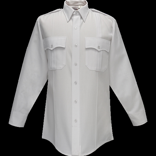 Flying Cross Deluxe Tropical Long Sleeve Shirt w/ Pleated Pockets 45W66 00 16.5 34/35