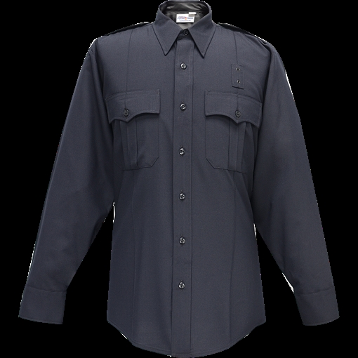 Flying Cross Justice Long Sleeve Shirt w/ Zipper - LAPD Navy 07W84Z 86 15.0 34/35