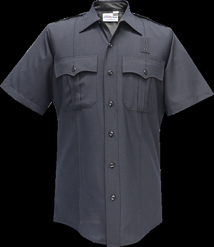 Flying Cross Justice Short Sleeve Shirt w/ Traditional Collar - LAPD Navy 57R84 86 19.0/19.5 N/A