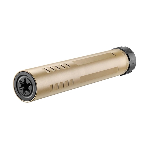 FN America Rush 9Ti, Pistol Suppressor, 9MM, Cerakote Finish, Flat Dark Earth, Includes 1/2x28 Piston, Booster Assembly Front Cap and End Cap Assembly Tool and Storage Case 96-100717 96100717