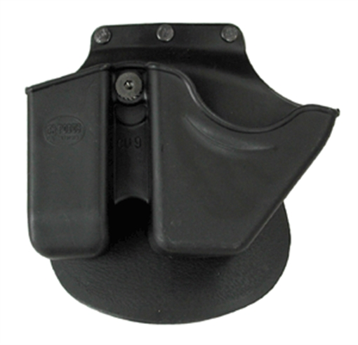 Fobus Paddle Case, Handcuff/Mag Combo 9mm/40 Cal., Universal Double Stack, Right Hand, Kydex, Black CU9