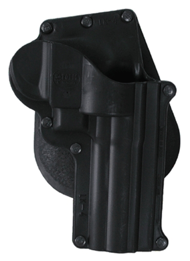 Fobus Paddle Holster, Fits Smith & Wesson 4" L/K Frame, Taurus 660/431/65, Right Hand, Kydex, Black SW4
