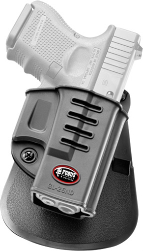 FOBUS HOLSTER ROTO PADDLE FOR GLOCK MODELS 262733 GL26NDRP