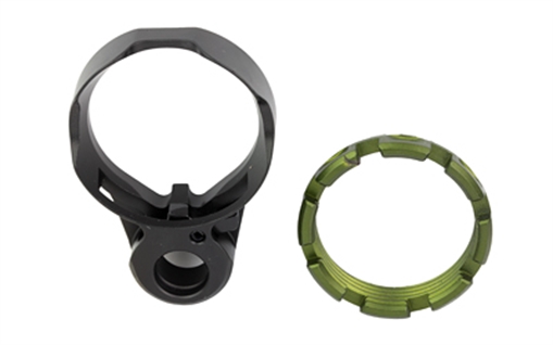 Fortis Manufacturing, Inc. K2 Enhanced, End Plate Castle Nut Combo, QD Socket, Anodized Finish, Olive Drab Green, Fits AR-15 LE-BLK-K2-ODG