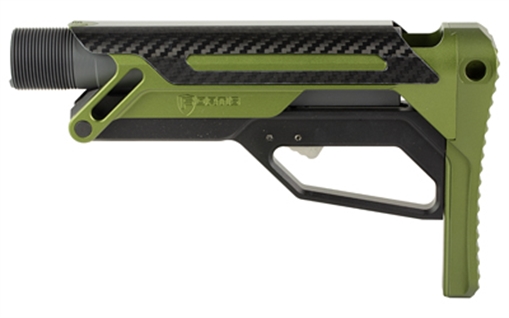 Fortis Manufacturing, Inc. LA Stock, Buffer Tube, Olive Drab Green, Fits AR-15 LAS-BNDL-15-ODG
